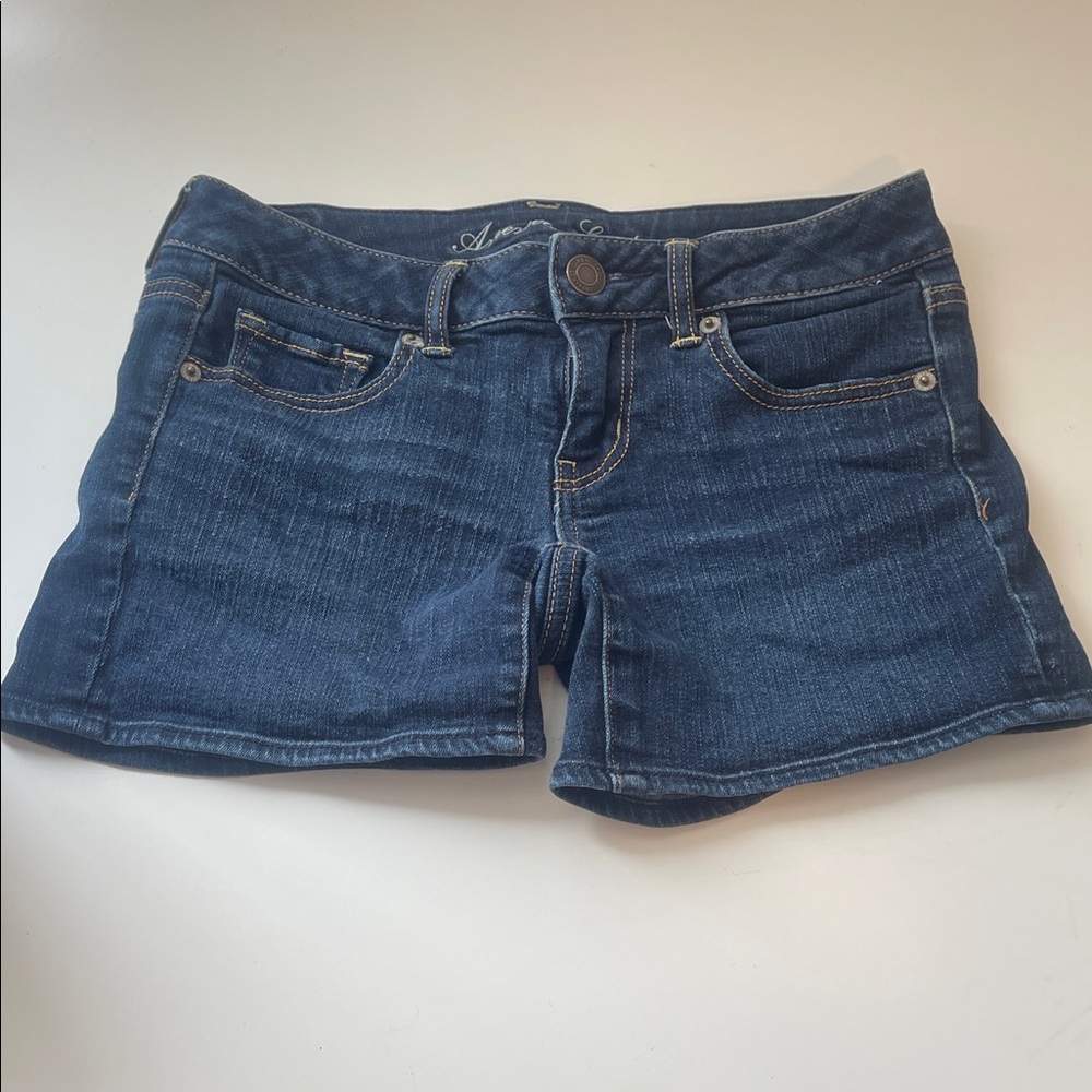 American Eagle Outfitters Dark Blue Jean Shorts